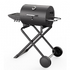 Charcoal Grill with foldable trolley